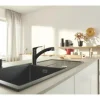 Spülmittelspender Grohe Quickfix Contemporary schwarz matt 1021652430