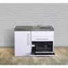 Stengel-Küchen Miniküche mit Geräten Premiumline 120 cm weiß glänzend vormontiert Variante rechts 1012039065100