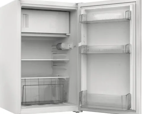 Stengel-Küchen Miniküche mit Geräten Premiumline 120 cm weiß glänzend vormontiert Variante rechts 1012039065100