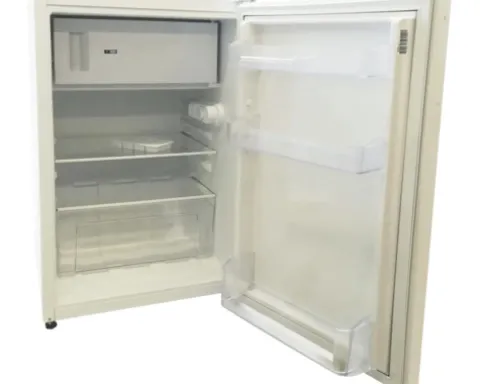 Stengel-Küchen Miniküche mit Geräten Kitchenline 100 cm weiß glänzend vormontiert Variante links 1110000002100