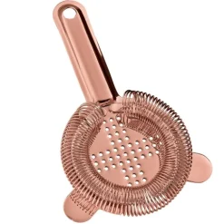 Strainer cocktail, Cocktailsieb, Barsieb - Edelstahl 304, Kupfer-Optik