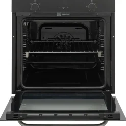 Telefunken Backofen Einbaubackofen autark 78 Liter Hot Air Shield 60 cm Einbau Ofen ohne Kochfeld Schwarz