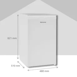 Telefunken CF-34-101-W Gefrierschrank 63 Liter Nutzinhalt Tiefkühlschrank klein weiß