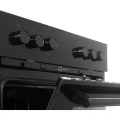 Telefunken ECHS65A-B2 Einbauherd-Set Elektro-Herd-Kochfeld-Kombi Backofen & Glaskeramik-Kochfeld Hot Air Shield
