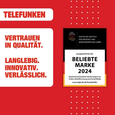Telefunken Geschirrspüler freistehend 60cm Spülmaschine Silber 12 Maßgedecke 6 Programme AquaStop GFS6012DI