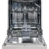 Telefunken Geschirrspüler Unterbau 60 cm Spülmaschine Silber 12 Maßgedecke 6 Programme AquaStop 45 dB GEU6012DI