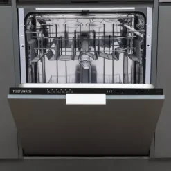 Telefunken Geschirrspüler vollintegrierbar 60cm Einbau Spülmaschine12 Maßgedecke 6 Programme AquaStop GEV6012D