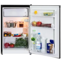 Telefunken Kühlschrank mit Gefrierfach (nur für Eiswürfel) 89 Liter Nutzinhalt Freistehend CF-33-101-B2 schwarz