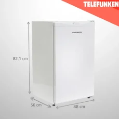 Telefunken Kühlschrank mit Gefrierfach (nur für Eiswürfel) 89 Liter Nutzinhalt Freistehend CF-33-101-W2 weiß