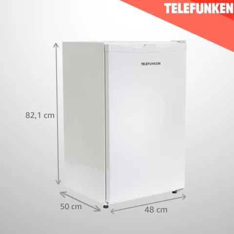 Telefunken Kühlschrank mit Gefrierfach (nur für Eiswürfel) 89 Liter Nutzinhalt Freistehend CF-33-101-W2 weiß