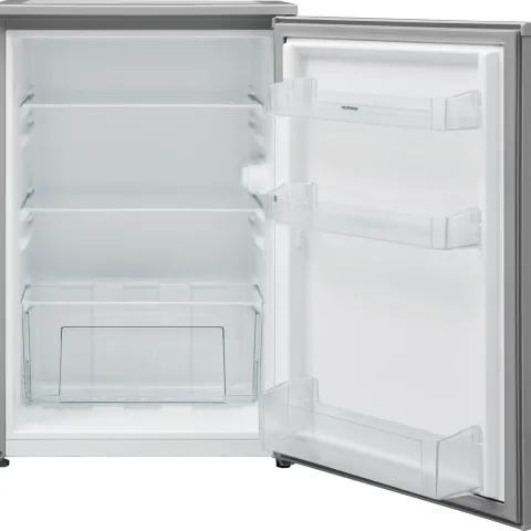 Telefunken Kühlschrank ohne Gefrierfach freistehend 135 Liter Kühlschrank klein mit Gemüsefach Standkühlschrank
