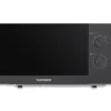 Telefunken Mikrowelle Solo Mikrowellengerät klein mit 20 L Garraum 700 W 5 Leistungsstufen schwarz B-MW-20-G-B