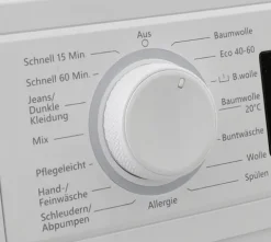 Telefunken Waschmaschine 5kg 1000 U/Min. Frontlader Schontrommel Überlaufschutz 15 Programme W-01-52-W weiß