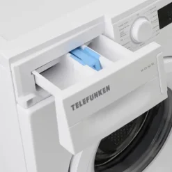 Telefunken Waschmaschine 5kg 1000 U/Min. Frontlader Schontrommel Überlaufschutz 15 Programme W-01-52-W weiß