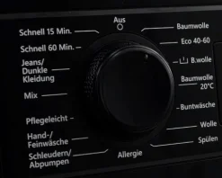 Telefunken Waschmaschine 5kg 1000 U/Min. Frontlader Schontrommel Überlaufschutz 15 Programme W-01-52-B schwarz