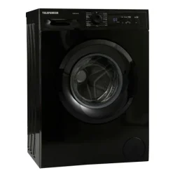 Telefunken Waschmaschine 5kg 1000 U/Min. Frontlader Schontrommel Überlaufschutz 15 Programme W-01-52-B schwarz