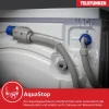 Telefunken Waschtrockner Kombi 9 kg Waschen / 6 kg Trocknen Waschmaschine mit Trockner integriert 1400 U/Min Weiß