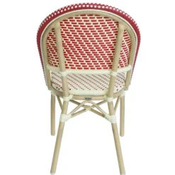 Terrassensessel aus Aluminium und Rattan 85 x 49 x 58 cm - Oviala