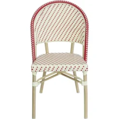 Terrassensessel aus Aluminium und Rattan 85 x 49 x 58 cm - Oviala