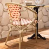 Terrassenstuhl aus Aluminium und Rattan 82 x 60 x 57 cm - Oviala