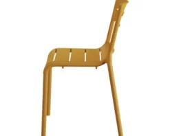 Terrassenstuhl Calor Kunststoff 55 × 49 × 82 cm stapelbar gelb