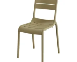 Terrassenstuhl Calor Kunststoff 55 × 49 × 82 cm stapelbar sand