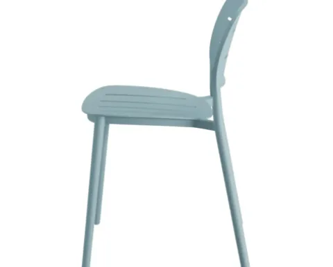 Terrassenstuhl Propi Kunststoff 46×53×79 cm stapelbar blau