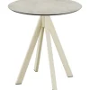 Terrassentisch Infinity Moonstone rund Edelstahl, HPL Ø 70 cm sand