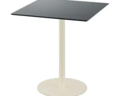 Terrassentisch Urban eckig Edelstahl, HPL 70×70×73,2 cm sand