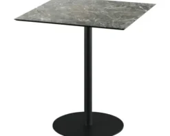 Terrassentisch Urban Galaxy Marble eckig Edelstahl, HPL 70×70×73,2 cm schwarz