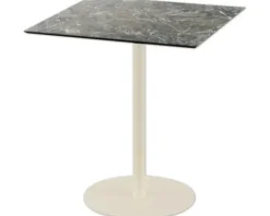 Terrassentisch Urban Galaxy Marble eckig Edelstahl, HPL 70×70×73,2 cm sand