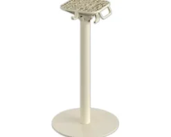 Terrassentisch Urban Midnight Marble rund Edelstahl, HPL Ø 70 cm sand