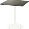 Terrassentisch Urban Midnight Marble eckig Edelstahl, HPL 70×70×73,2 cm weiß