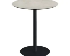 Terrassentisch Urban Moonstone rund Edelstahl, HPL Ø 70 cm schwarz