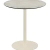 Terrassentisch Urban Moonstone rund Edelstahl, HPL Ø 70 cm sand