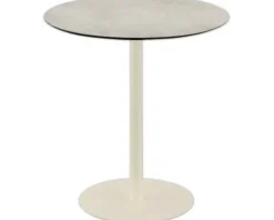 Terrassentisch Urban Moonstone rund Edelstahl, HPL Ø 70 cm sand
