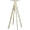 Tischgestell Infinity hoch Edelstahl 60×60×108 cm sand