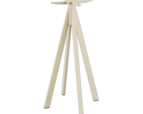 Tischgestell Infinity hoch Edelstahl 60×60×108 cm sand