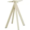 Tischgestell Infinity niedrig Edelstahl 60×60×72 cm sand