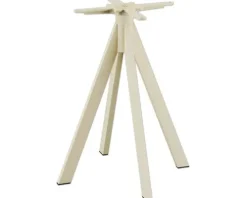 Tischgestell Infinity niedrig Edelstahl 60×60×72 cm sand