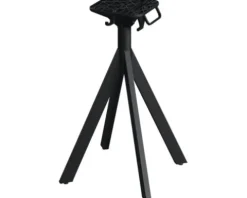 Tischgestell Infinity niedrig Edelstahl 60×60×72 cm schwarz
