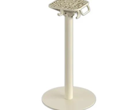 Tischgestell Urban niedrig Outdoor Edelstahl 45×45×72 cm sand