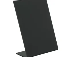 Tischkreidetafel L-Format schwarz DIN A7 11,5x7,5 cm 5 Stk.