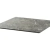 Tischplatte Galaxy Marble HPL 70×70×1,2 cm eckig grau
