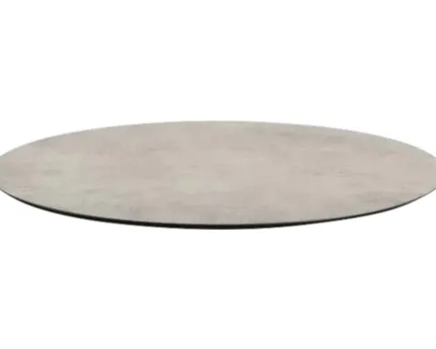 Tischplatte Moonstone HPL Ø 70 cm rund grau
