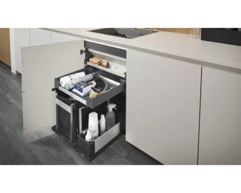 tragbarer Caddy Blanco Storage Caddy 20 schwarz 527667