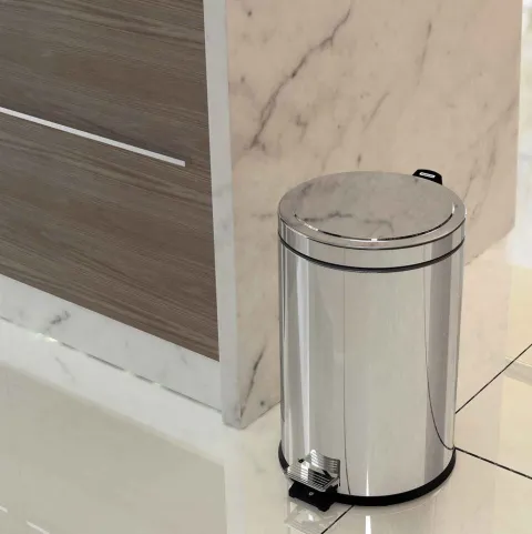 Tramontina BRASIL Edelstahl Treteimer 20 L