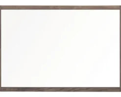 Trennwand Hygieneschutz Glas zum Befestigen am Tisch Holzrahmen rustic 120x90 cm