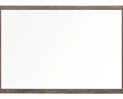 Trennwand Hygieneschutz Glas zum Befestigen am Tisch Holzrahmen rustic 120x90 cm
