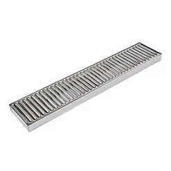Tropfblech, Abtropfblech, Tropfschale lange aus Edelstahl - 490 x 100 mm